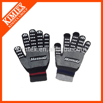 Kundenspezifische Acryl pvc punktierte Handschuhe